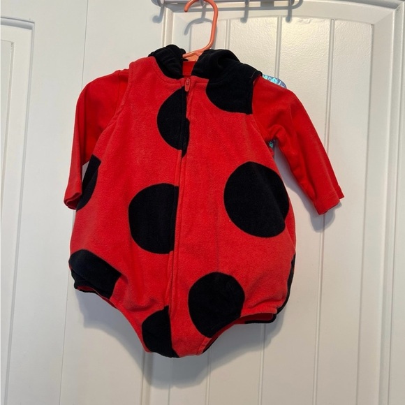 Carter's Red and Black Polka Dot Bodysuit - Picture 1 of 3